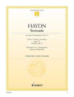 Serenade op. 3/5 Hob. III:17 Download