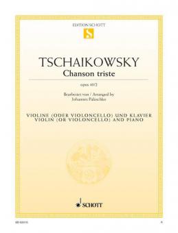 Chanson triste op. 40/2 Download