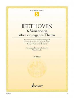 Six Variations F Major Op. 34 Download