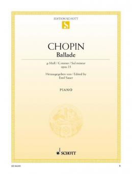 Ballade G Minor Op. 23 Download