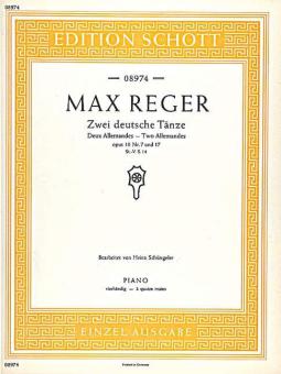 Two German Dances Op. 10/7 and 17 Download