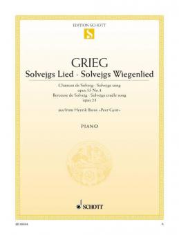Solvejg's Song - Solvejg's Cradle Song Op. 55/4 and Op. 23 Download