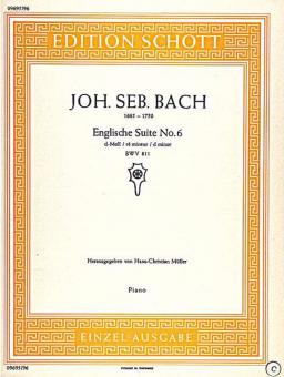 English Suite No. 6 D Minor BWV 811 
