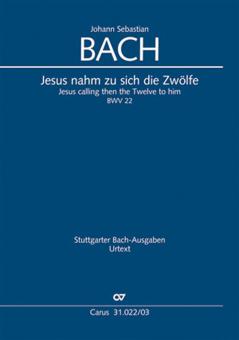 Jesus nahm zu sich die Zwölfe Standard