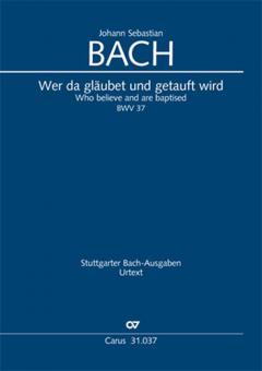 Wer da gläubet und getauft wird Standard