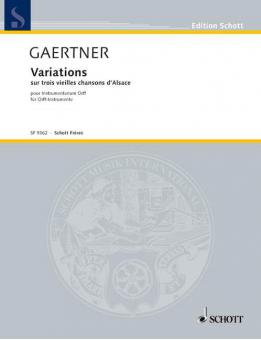 Variations sur trois vieilles chansons d'Alsace Download