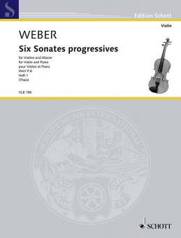 Six Sonates progressives WeV P.6 Heft 1 Download