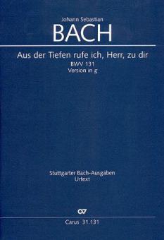 Aus der Tiefen rufe ich, Herr, zu dir Standard
