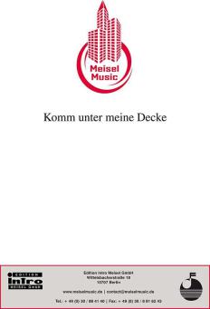 Komm unter meine Decke 