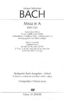 Missa in A-Dur BWV 234 