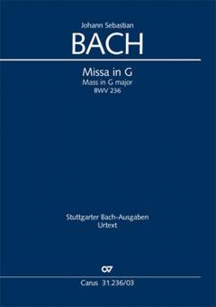 Missa in G-Dur BWV 236 Standard