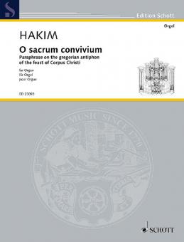O sacrum  convivium Standard