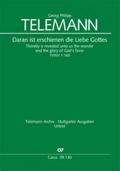 Daran ist erschienen die Liebe Gottes TVWV1:165 Standard