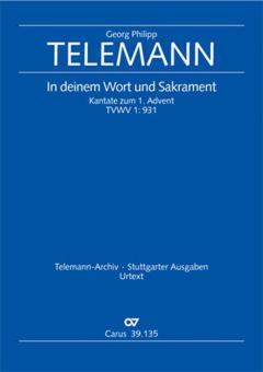 In deinem Wort und Sakrament TVWV1:931 Standard