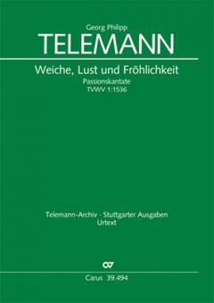 Weiche, Lust und Fröhlichkeit TVWV 1 :1536 Standard