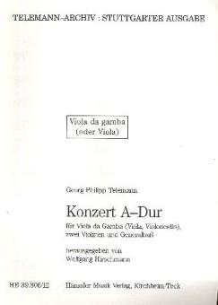 Konzert in A-Dur für Viola da Gambe 