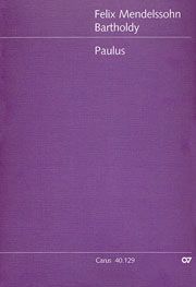 St. Paul op. 36 - Full Score (Clothbound) 