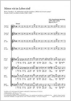 Mitten wir im Leben sind op. 23 Standard