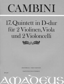 17. Quintett in D-dur 