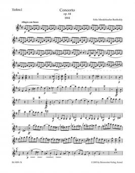 Konzert e-Moll op. 64 für Violine und Orchester 