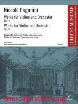 Werke für Violine und Orchester 2 - Skordaturstimmung 
