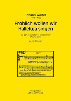 Fröhlich wollen wir Halleluja singen 