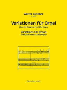 Variationen über das Hosianna von Abbé Vogler 