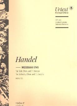 Messiah 1741 HWV 56 für Soli, gemischter Chor und Orchester 