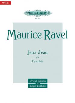 JEUX D'EAU (Urtext edition) 