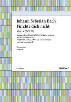 Do not fear, I am with you BWV 228 Download