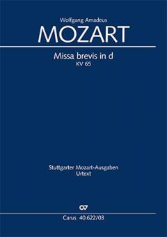 Missa brevis in d-Moll KV65 Standard