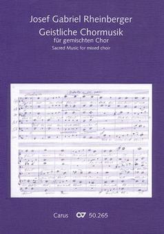 Geistliche Chormusik für gemischten Chor 