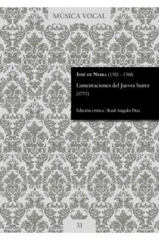 Lamentations for the Holy Thursday (1753) 