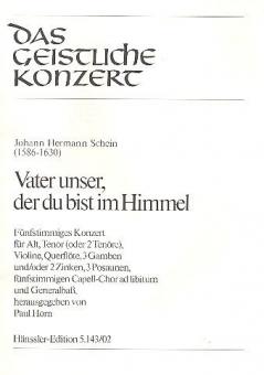 Vater unser, der du bist im Himmel 