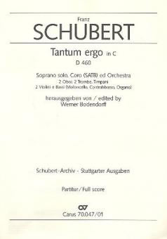 Tantum ergo in C-Dur D 460 