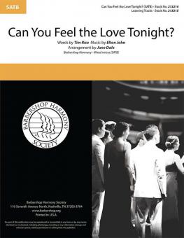 Can You Feel the Love Tonight? Standard