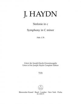 Symphony in C minor Hob. I:78 