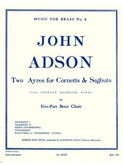 2 Ayres For Cornetts/Sagbuts 