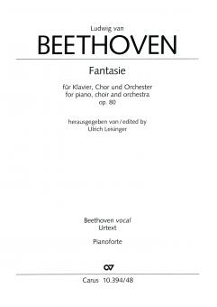 Fantasia in C minor op. 80 for piano, choir and orchestra 