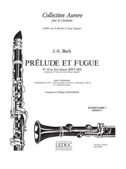 Prelude et Fugue Nr. 16 en Sol Mineur BWV885 