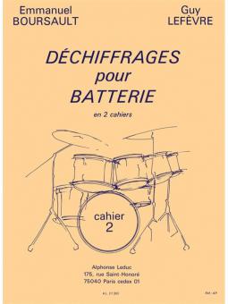 Dechiffrages Pour Batterie Vol.2 / moyen A Superieur 