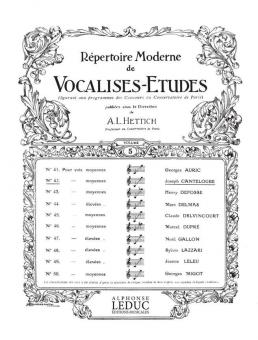Vocalise Etude No.42 