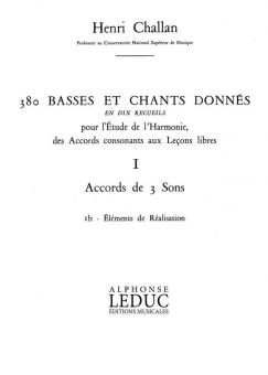 380 Basses et Chants Donnés Vol. 01b 