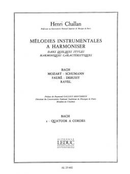 Melodies Instrumentales à Harmoniser Vol. 2 