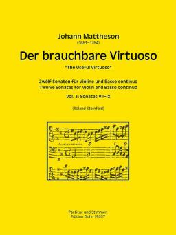 Der brauchbare Virtuoso 3 für Violine und Basso continuo 