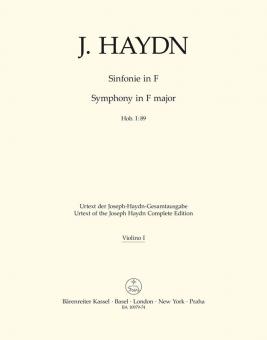 Symphony F major Hob. I:89 