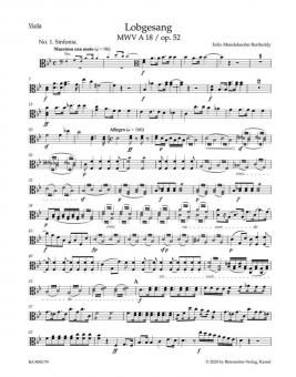Cantico op. 52 MWV A 18 Standard