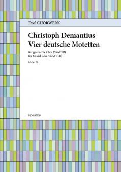 Vier deutsche Motetten 