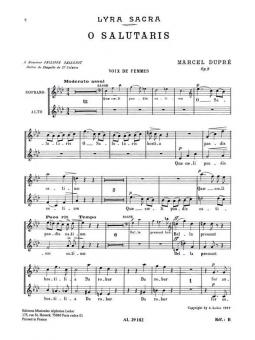 4 Motets Op. 9 No. 1 