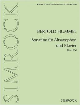 Sonatine für Altsaxophon und Klavier op. 35d Download